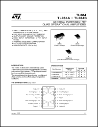 Click here to download TL084IP Datasheet