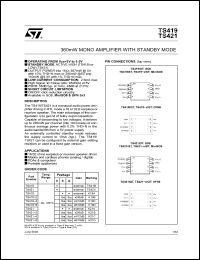 Click here to download TS419-8 Datasheet