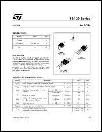 Click here to download TS420-600T-TR Datasheet