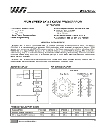Click here to download WS57C49C-25 Datasheet
