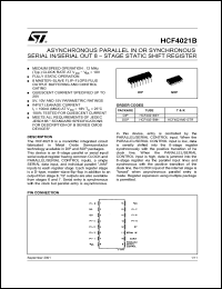 Click here to download HCF4021M013TR Datasheet