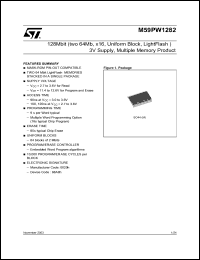 Click here to download M59PW1282-120M1T Datasheet