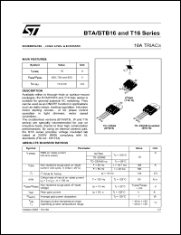 Click here to download BTB16-800SWRG Datasheet