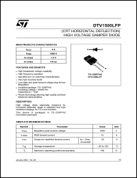 Click here to download DTV1500LFP Datasheet