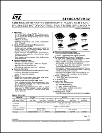 Click here to download ST7FMC1K2B6 Datasheet