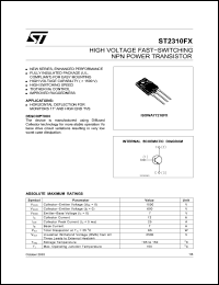 Click here to download ST2310FX Datasheet