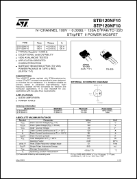 Click here to download STB120NF10 Datasheet