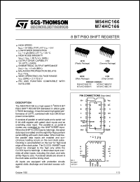 Click here to download M54HC166F1R Datasheet