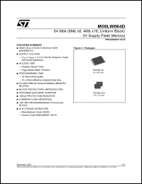 Click here to download M58LW064D110N6T Datasheet