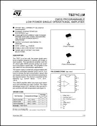 Click here to download TS271CB Datasheet