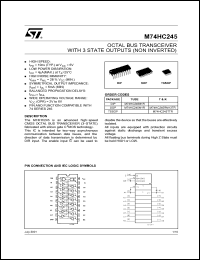 Click here to download M74HC245TTR Datasheet