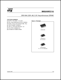 Click here to download M68AW031AL70MS6 Datasheet