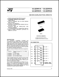 Click here to download ULQ2001 Datasheet