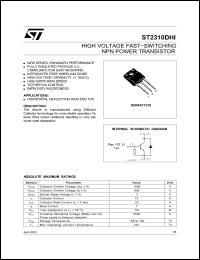 Click here to download ST2310DHI Datasheet