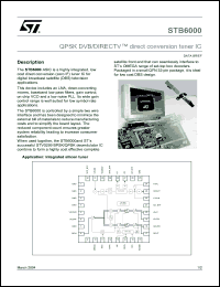 Click here to download STB6000 Datasheet