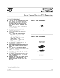 Click here to download M41T315V-65MQ6E Datasheet