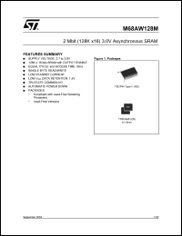 Click here to download M68AW128ML55ND6 Datasheet