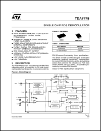 Click here to download TDA7478 Datasheet