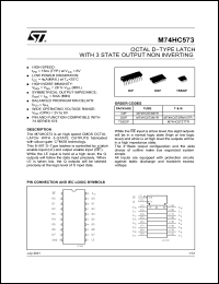 Click here to download M74HC573TTR Datasheet