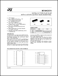 Click here to download M74HC574RM13TR Datasheet