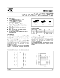 Click here to download M74HC574RM13 Datasheet
