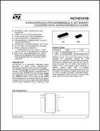 Click here to download HCF40161M013TR Datasheet