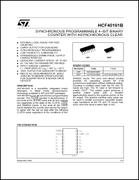 Click here to download HCF40161M013 Datasheet