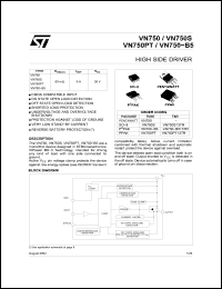 Click here to download VN750PT Datasheet