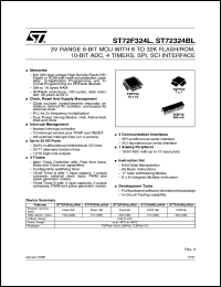 Click here to download ST72324BLJ4 Datasheet