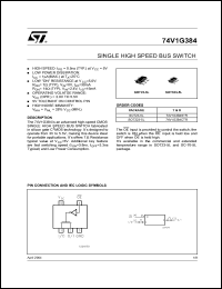 Click here to download 74V1G384 Datasheet