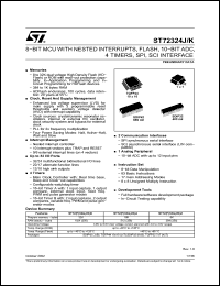 Click here to download ST72324J4T Datasheet