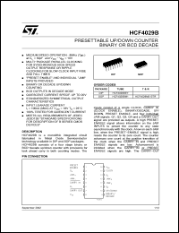 Click here to download HCF4029M013 Datasheet