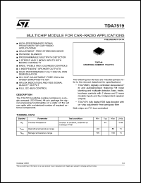 Click here to download TDA7519 Datasheet
