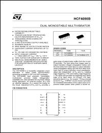 Click here to download HCF4098M013TR Datasheet