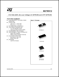 Click here to download M27W512-120F6F Datasheet