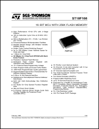 Click here to download ST10F166 Datasheet