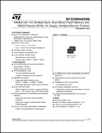 Click here to download M72DW64000B90ZT Datasheet