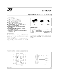 Click here to download M74HC126M1R Datasheet