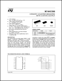 Click here to download M74HC590RM13TR Datasheet