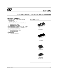 Click here to download M27C512-15F6 Datasheet