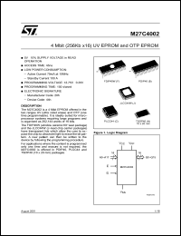 Click here to download M27C4002-12F1 Datasheet