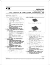 Click here to download UPSD3423EV-40T6T Datasheet