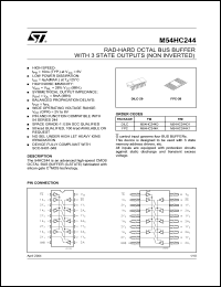 Click here to download M54HC244D1 Datasheet