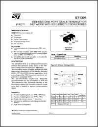Click here to download ST1394-01SC6 Datasheet