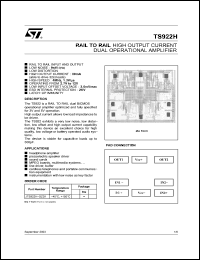Click here to download JTS922H-DZD1 Datasheet