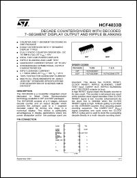 Click here to download HCF4033M013TR Datasheet