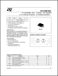 Click here to download STC5NF30 Datasheet