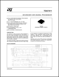 Click here to download TDA7411 Datasheet
