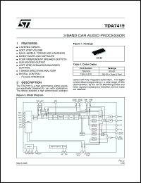 Click here to download TDA7419 Datasheet