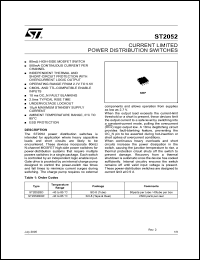 Click here to download ST2052BDR Datasheet